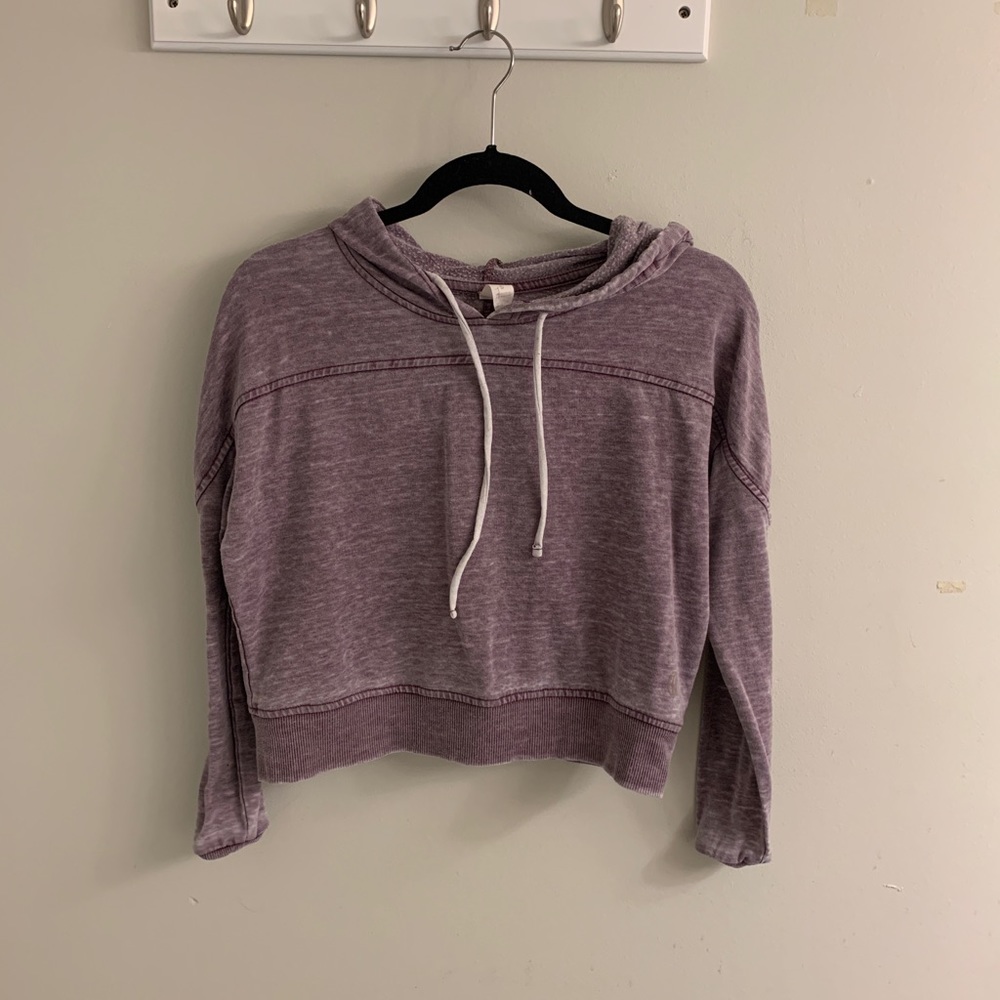 Cropped hoodie